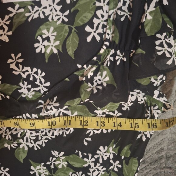 New Women's Reformation Lisola Beautiful Floral Maxi Dress Black S - Picture 5 of 8